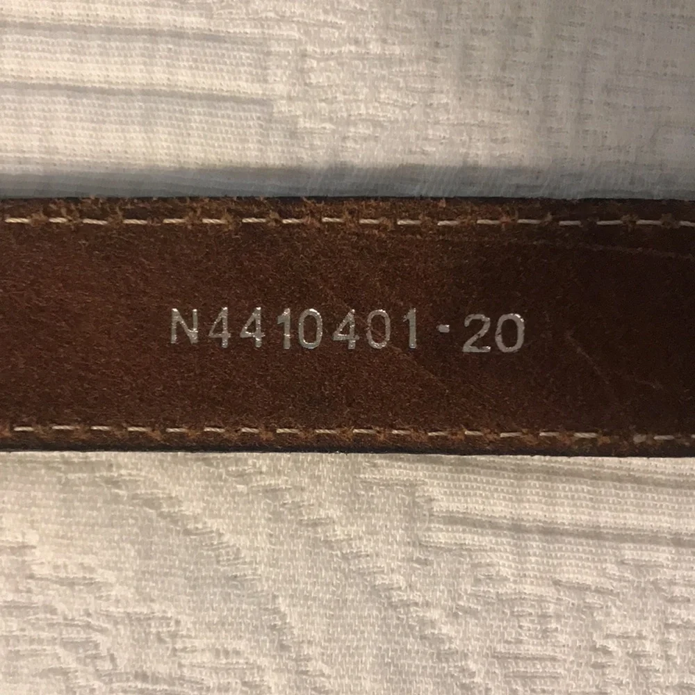 Nacona Silver & Gold Western Leather Belt Rodeo Cowboy Bull Buckle 27” Kids